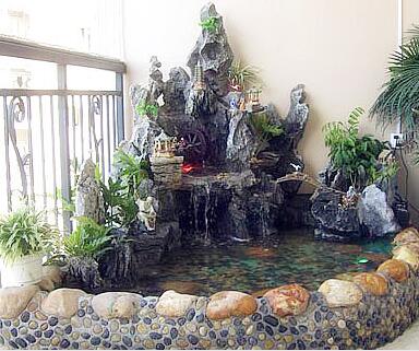 家庭室內假山設計